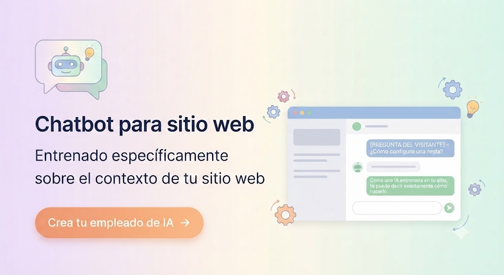 Chatbot de inteligencia artificial interactivo en español para sitios web de bienes raíces
